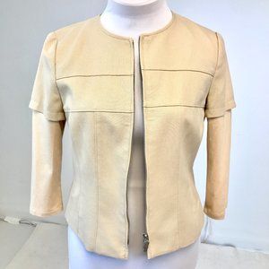 Worth 10 Transitional Layered Lagenlook Blazer Tan